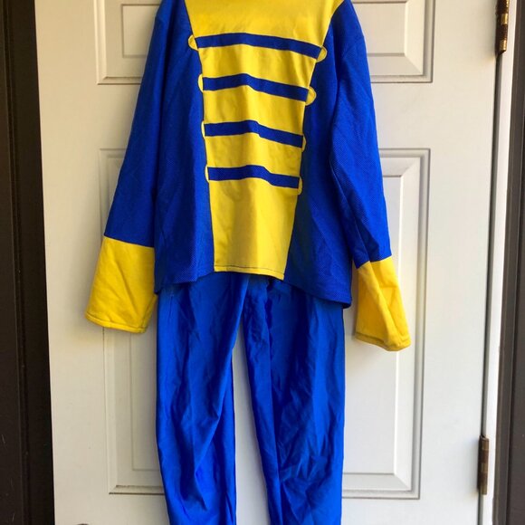 Creations Lyman Blue Yellow Marching Band Parade Costume M Made in Canada No Hat - Picture 2 of 6